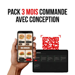 Pack 3 Mois Commande avec conception