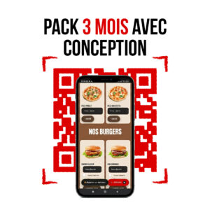 Pack 3 Mois avec conception
